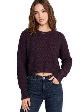 Equipment Wavy Textured Sweater Women’s Black Size Small